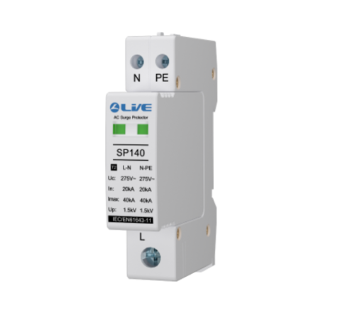 Type 2 Surge Protection Device Single Module 1P+N, 20KA/40KA