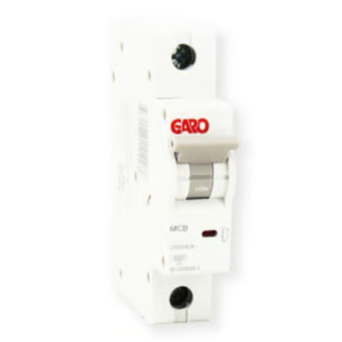 Garo MCB 1-pole 40A Characteristic B 6kA - Mini Circuit Breaker