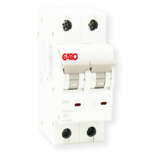 Garo MCB 2 Pole 40A Characteristic B 6kA