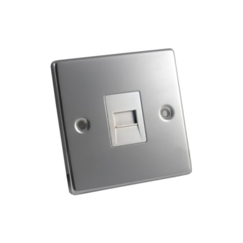 Secondary BT Phone Socket Polished Chrome