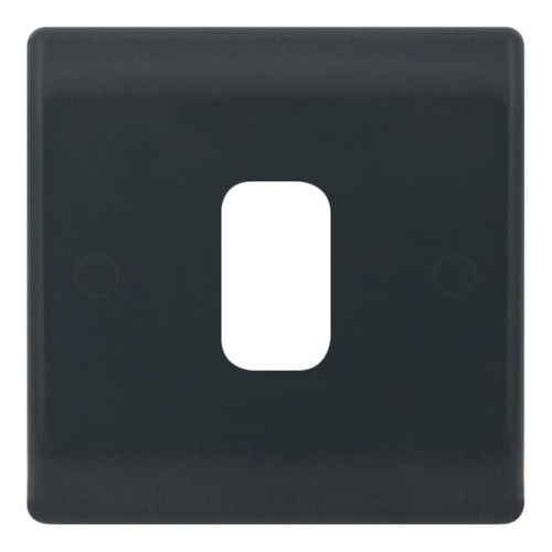 Selectric 1 Aperture Modular Plate – Grey