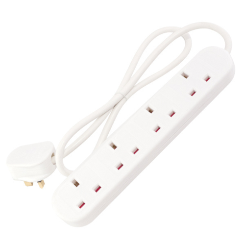 Selectric 4 Gang 13 Amp Unswitched Extension Lead 5M 