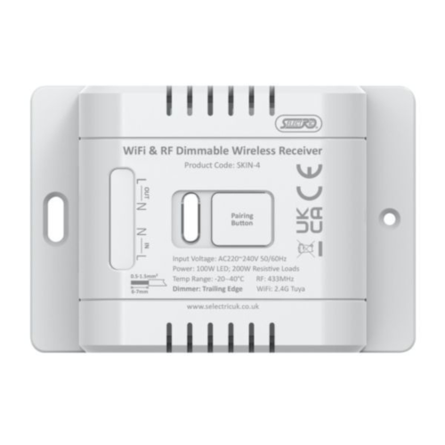 Selectric Kinetic 2.5A Smart On-Off Dimmable RF and Wi-Fi Wireless Receiver