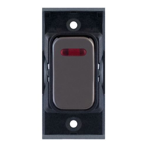 Selectric 20 Amp DP Modular Switch w/ Neon Black Nickel