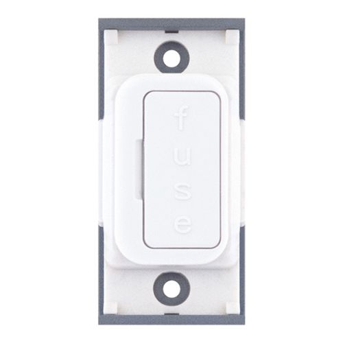 SGRID360-12 13 Amp Fused Connection Unit – White with White Insert