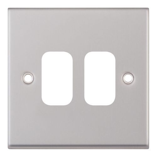 7M-PRO - GRID360 Modular Plate - 2 Aperture by Meteor Electrical 