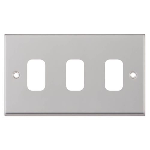 7M-PRO - GRID360 Modular Plate - 3 Aperture by Meteor Electrical 