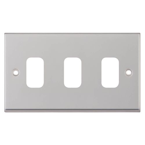 7M-PRO - GRID360 Modular Plate - 3 Aperture by Meteor Electrical 