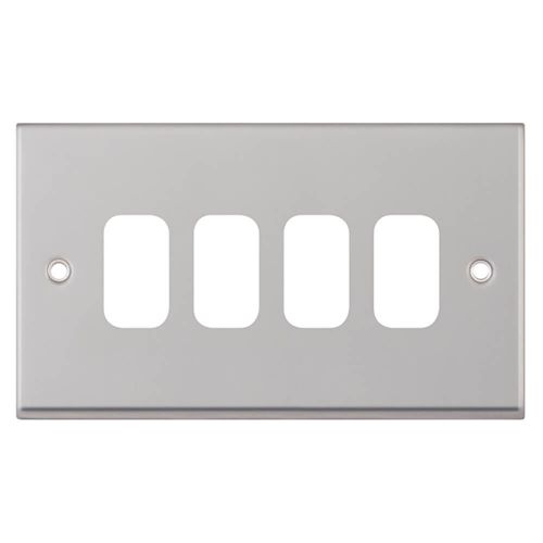 7M-PRO - GRID360 Modular Plate - 4 Aperture by Meteor Electrical 