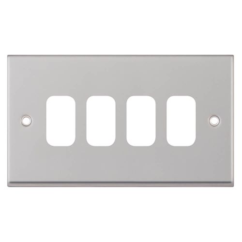 7M-PRO - GRID360 Modular Plate - 4 Aperture by Meteor Electrical 