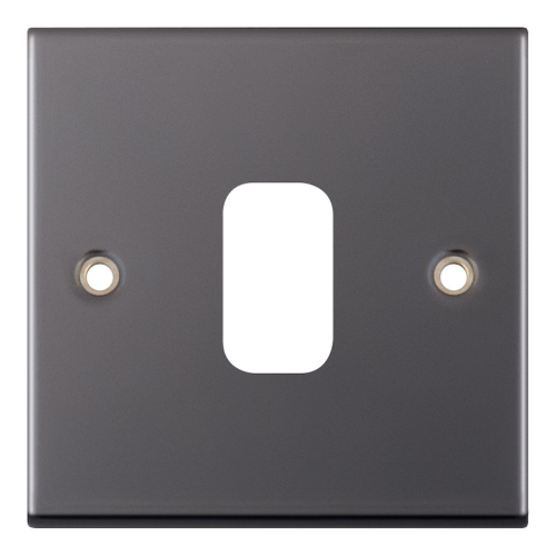 Selectric 1 Aperture Modular Plate Black Nickel 5M
