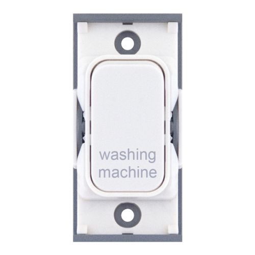 SGRID360-281 20 Amp DP Modular Switch – Marked “washing machine” White