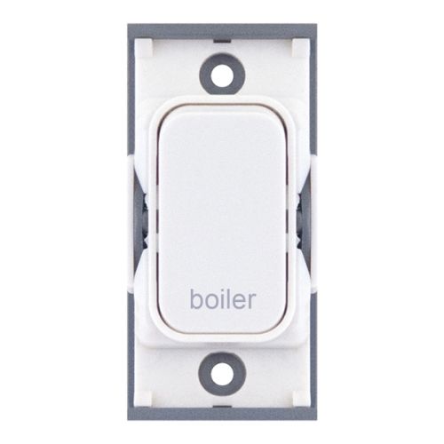 SGRID360-287 20 Amp DP Modular Switch – Marked “boiler” White