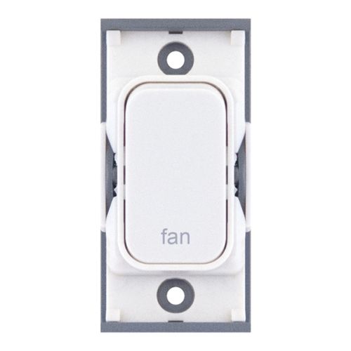 SGRID360-289 20 Amp DP Modular Switch – Marked “fan” White