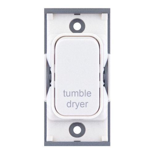 SGRID360-292 20 Amp DP Modular Switch – Marked “tumble dryer” White