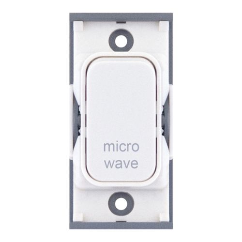 SGRID360-293 20 Amp DP Modular Switch – Marked “microwave” White