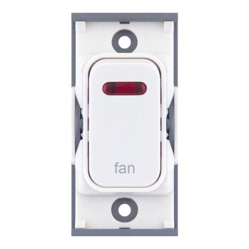  SGRID360-305 20 Amp DP Modular Switch with Neon – Marked “fan” White