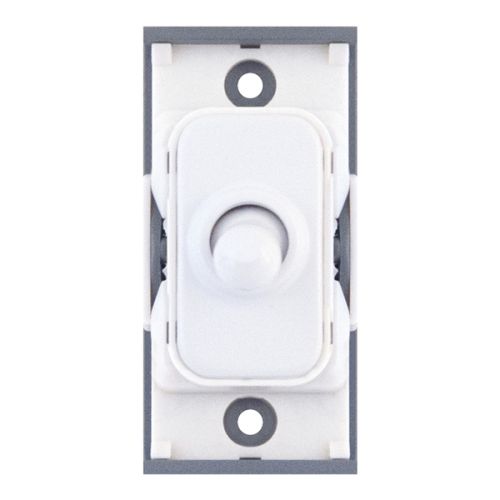 SGRID360-334 10 Amp Intermediate Toggle Switch Module – Matt White with White Insert
