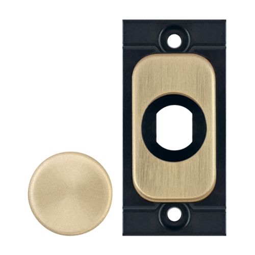 SGRID360-344 Grid Dimmer Adaptor Plate – Satin Brass