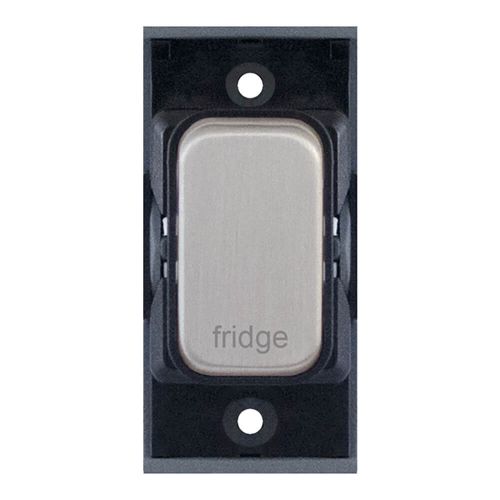 Grid switch module - 20A DP switch engraved "fridge" by Meteor Electrical 