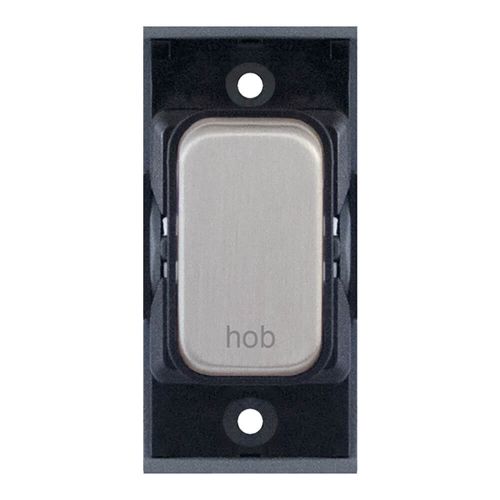 Grid switch module - 20A DP switch engraved "hob" by Meteor Electrical 