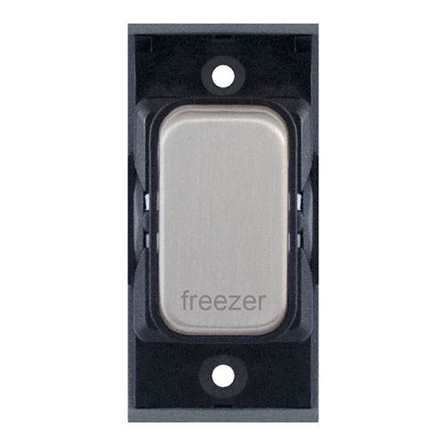 Grid switch module - 20A DP switch engraved "freezer" by Meteor Electrical 