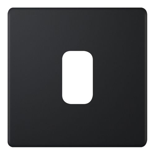 Selectric 1 Aperture Modular Plate 5M-PLUS Matt Black