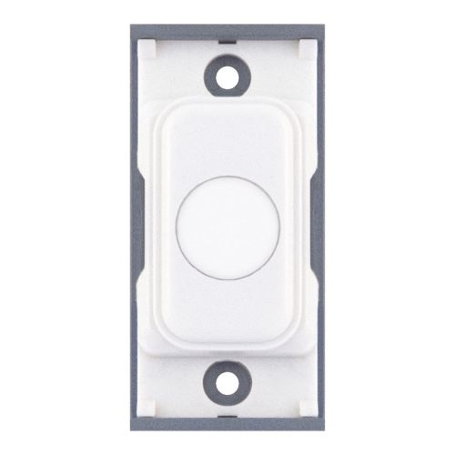 SGRID360-444 20 Amp Cable Outlet Modular Switch – Matt White with White Insert
