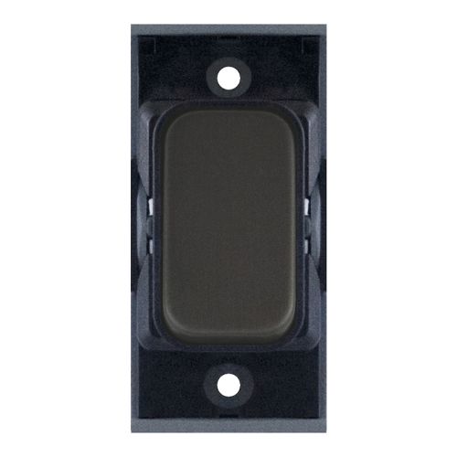 SGRID360-461 10 Amp Retractive Modular Switch – Dark Bronze with Black Insert