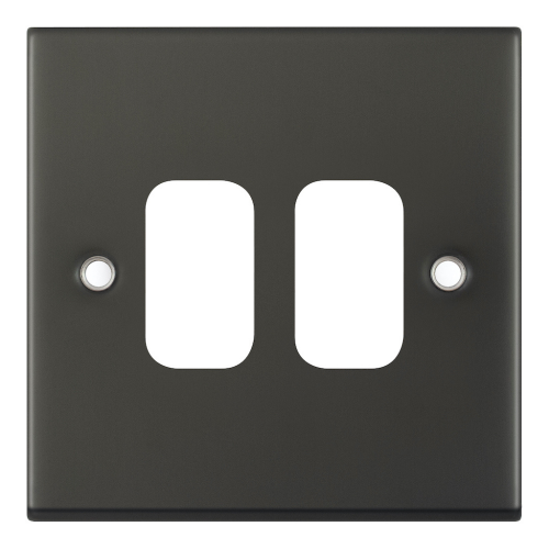 Selectric 2 Aperture Modular Plate 5M Dark Bronze