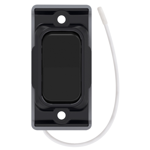Selectric Retractive On / Off Switch Matt Black with Black Insert