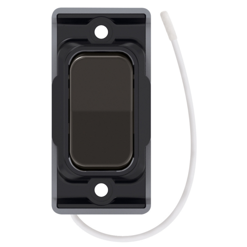 Selectric Retractive On / Off Switch Dark Bronze with Black Insert