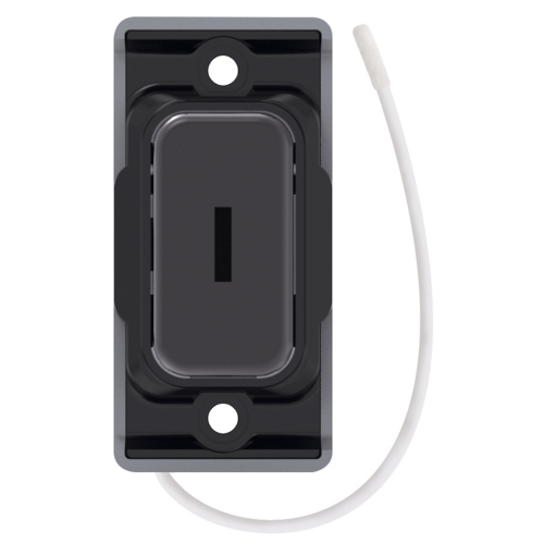 Selectric Push On / Off Emergency Key Switch Black Nickel w/ Black Insert