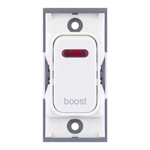 SGRID360-541 20 Amp DP Modular Switch with Neon – Marked “boost” White