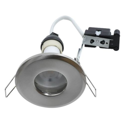 GU10  Shower Downlight - Satin Chrome by Meteor Electrical 