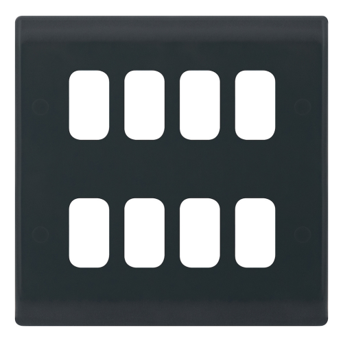 Selectric 12 Aperture Modular Plate Part M Grey