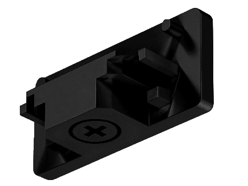 Kosnic Track accessories End cap Black