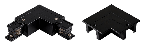 Kosnic T3 L Connector + cap for recessed mount, black