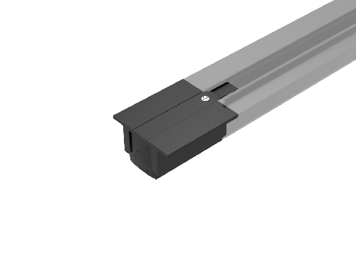 Kosnic T3 Connector unit + cap for recessed-mount, black