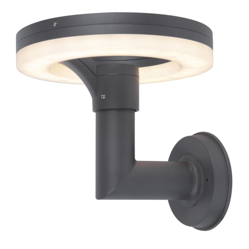 Kosnic Tarkine Aluminium Diecast Wall Light 10W 4000K black