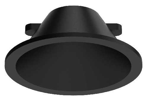 Kosnic Telica Interchangeable Reflectors Black Bezel & Black Reflector
