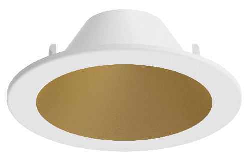 Kosnic Telica Interchangeable Reflectors White Bezel & Brass Reflector