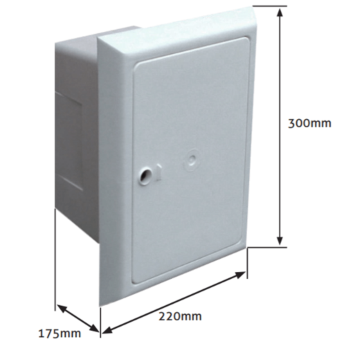Tricel Exterior Telephone Box 300mm x 220mm x 175mm 