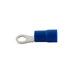 Unicrimp QBR4 4.0mm Blue Pre Insulated Ring Crimp Terminals(100)