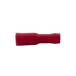 Unicrimp QRAB4F Red 4.0mm Female Bullet Connector (Pack Of 100)