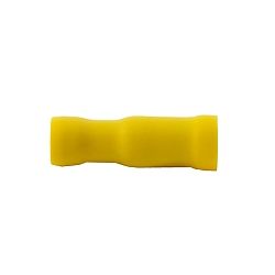Unicrimp QYAB5F Yellow 5.0mm Female Bullet Connector (Pack Of 100)