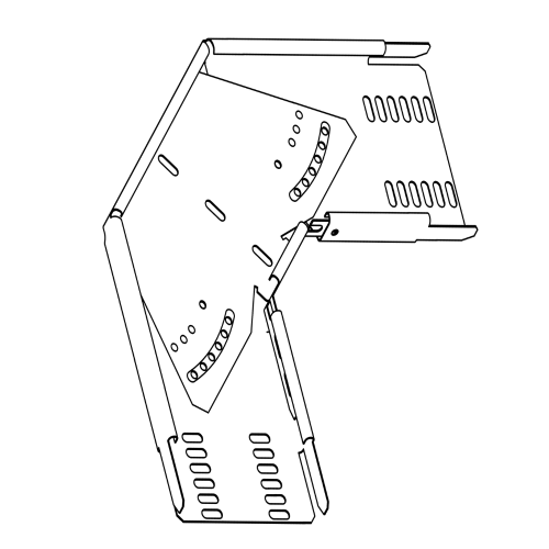 Unistrut Medium Duty Adjustable Bend 225mm