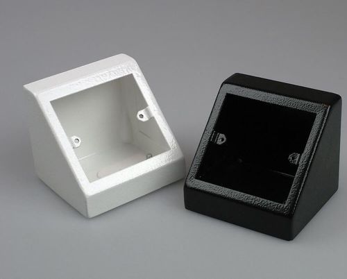 Tass Single Pedestal Box Black by Meteor Electrical 