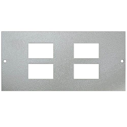 Floor Box 4 Way Data Plate by Meteor Electrical 