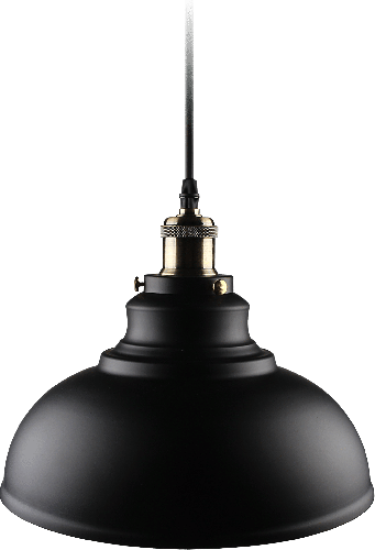Kosnic Zinnia, Pendent fitting, black, E27